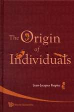 The Origin of Individuals: Essential Resources for Human Survival