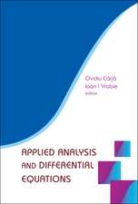 APPLIED ANALYSIS & DIFFERENTIAL EQUATION