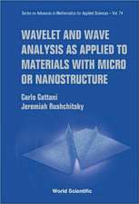 Wavelet and Wave Analysis as Applied to Materials with Micro or Nanostructure