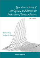 Quantum Theory of the Optical and Electronic Properties of Semiconductors