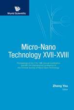 Micro-Nano Technology XVII-XVIII