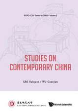 STUDIES ON CONTEMPORARY CHINA