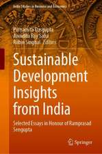 Sustainable Development Insights from India: Selected Essays in Honour of Ramprasad Sengupta