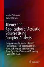 Theory and Application of Acoustic Sources Using Complex Analysis: Complex Acoustic Sources, Green’s Functions and Half-Space Problems, Acoustic Radiation and Scattering Using Equivalent Source and Boundary Element Methods