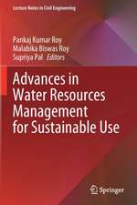 Advances in Water Resources Management for Sustainable Use