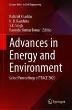 Advances in Energy and Environment: Select Proceedings of TRACE 2020