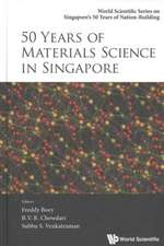 50 Years of Materials Science in Singapore