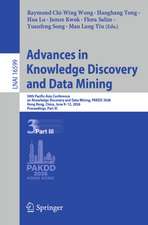 Advances in Knowledge Discovery and Data Mining