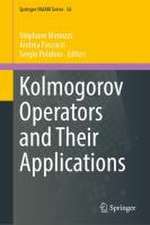 Kolmogorov Operators and Their Applications