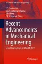 Recent Advancements in Mechanical Engineering: Select Proceedings of ICRAME 2022