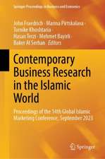 Contemporary Business Research in the Islamic World: Proceedings of the 14th Global Islamic Marketing Conference, September 2023