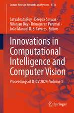 Innovations in Computational Intelligence and Computer Vision: Proceedings of ICICV 2024, Volume 1