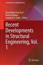 Recent Developments in Structural Engineering, Volume 1