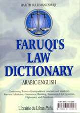 Faruqi, H: Faruqi's Arabic-English Law Dictionary