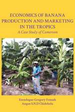 Economics of Banana Production and Marketing in the Tropics. a Case Study of Cameroon