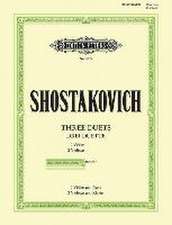 SHOSTAKOVICH 3 DUETS VIOLIN ENSEMBLE