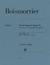 Joseph Bodin de Boismortier - Sechs Sonaten op. 14 für zwei Violoncelli (Fagotte)