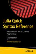 Julia Quick Syntax Reference