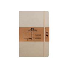 Moustachine Classic Linen Hardcover Light Tan Blank Pocket