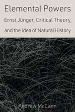 Elemental Powers: Ernst Jünger, Critical Theory, and the Idea of Natural History
